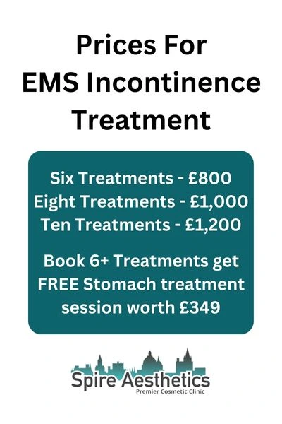 EMS Incontinence Treatment Prices Hythe