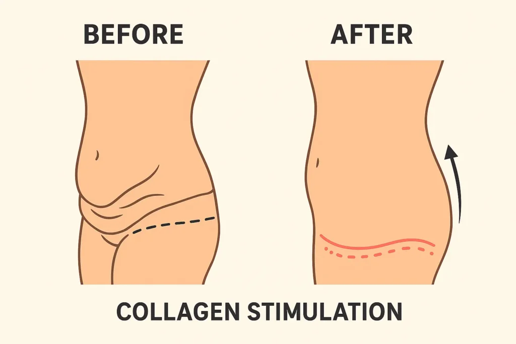 Before and after results for sagging skin after weight loss injections Hythe