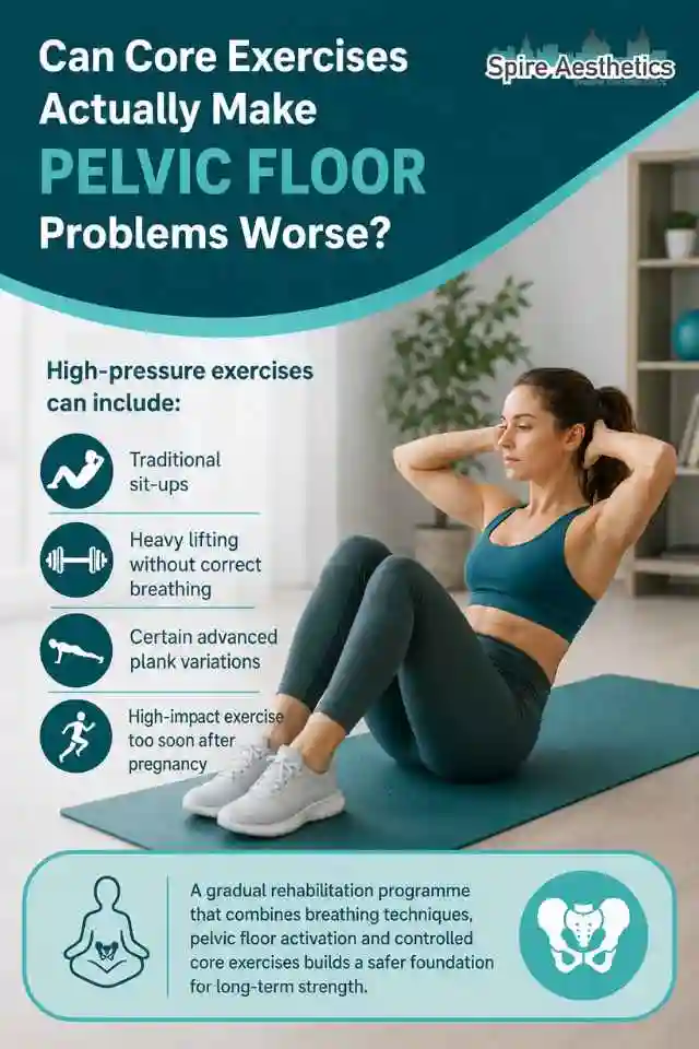 Can Strengthening Your Core Alone Actually Make Pelvic Floor Problems Worse Hythe?